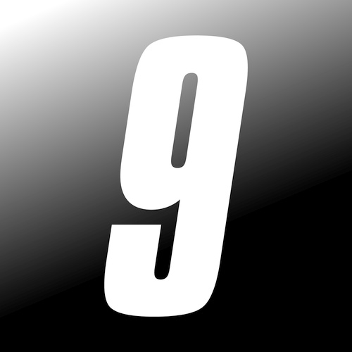 inch tall White Race Number 9 racing numbers decals  