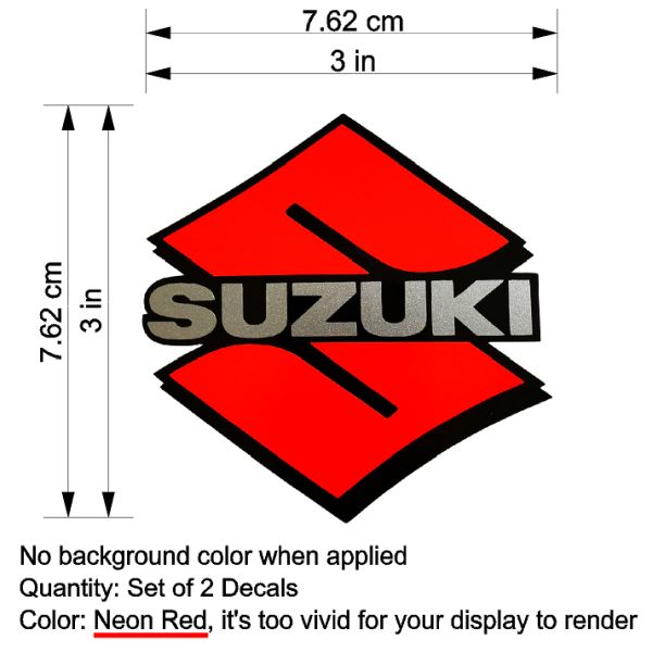Suzuki S Decals 750 Stickers 600 GSXR 1000 SV 650 250 RM 8R Moto