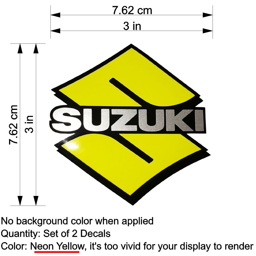 Suzuki S Decals 750 Stickers 600 GSXR 1000 SV 650 250 RM 8R Moto