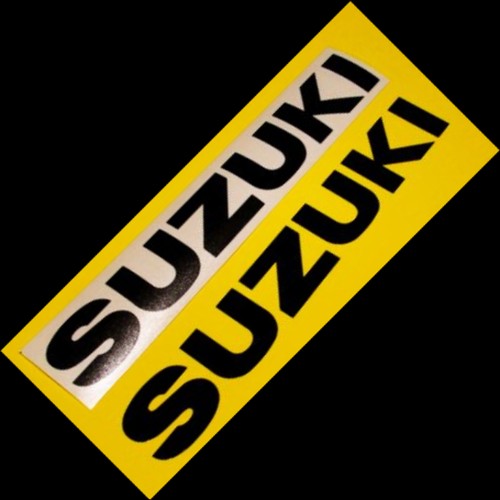 Suzuki Decals Black