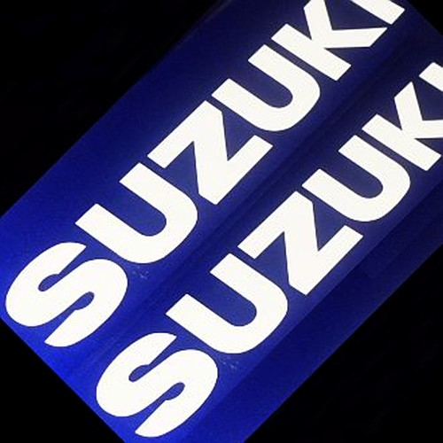 Suzuki White Decals 